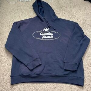 Oversized Navy blue Omaha Beach hoodie